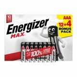 Batérie AAA Max 12+4 Energizer