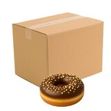 Mrazený Donut s lieskoorieškovou náplňou 48x71g La Lorraine