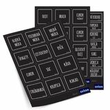 Orion Samolepky na dózy black mix 47ks