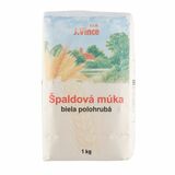 Múka Špaldová biela polohrubá 1000g J. Vince