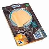 Syr Moravský bochník 45% plátky 100g Madeta