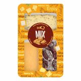 Syrový mix Gouda paprika,pažítka,cibuľa,Mimolette,Plesnivá saláma 200g Deli Q
