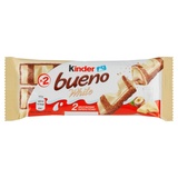 Kinder Bueno White v bielej čokoláde 2 x 19,5 g