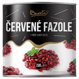 Fazuľa červená v mierne slanom náleve 2,5kg Bassta
