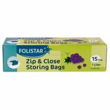 Vrecká ZIP 1l 17x21cm 15ks Folistar