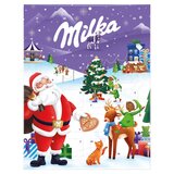 Milka adventný kalendár, mliečna čokoláda 90 g