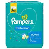Pampers vlhčené obrúsky XXL Fresh clean 4x80ks
