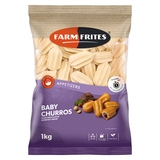 Mrazené Churros Baby Chocolate Hazelnut 1kg Farm Frites