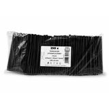 Slamky znovu použiteľné 8x150mm čierne 250ks