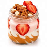 Jogurt Jahodový Cheesecake 335g MůjJogurt