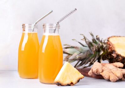 Zázvorovo ananásový drink - Smoo to go 