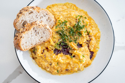 Tekvicovo-šošovicový prívarok