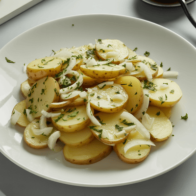 Zemiakový šalát s cibuľou