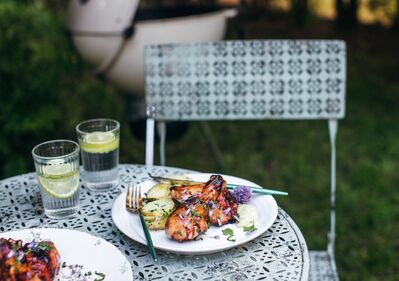 Grilované kura s marinádou