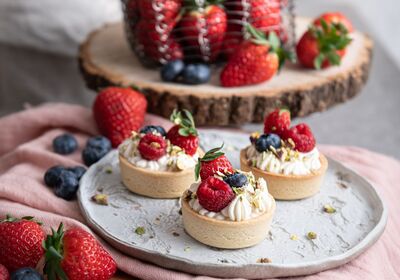 Vanilkové tartaletky s mascarpone krémom