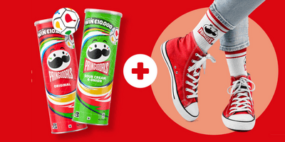 Pringles darček ponožky