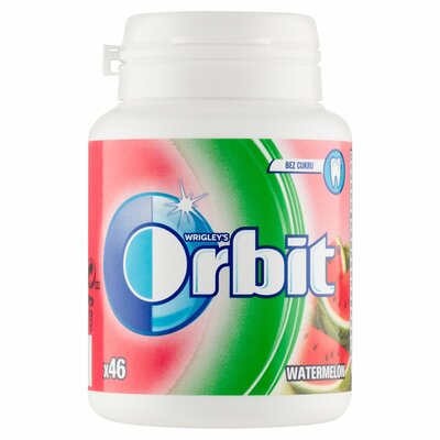Wrigley&#039;s Orbit Watermelon žuvačky dóza 46ks/64g