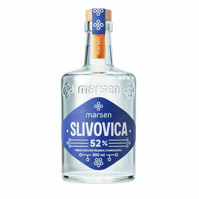 Marsen Slivovica traditional 52% 0,5L
