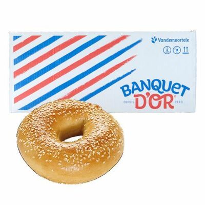 Mrazený Bagel so sezamovým posypom 40x80g Vandemoortele