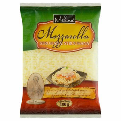 Syr Mozzarella strúhaný 100g Melina