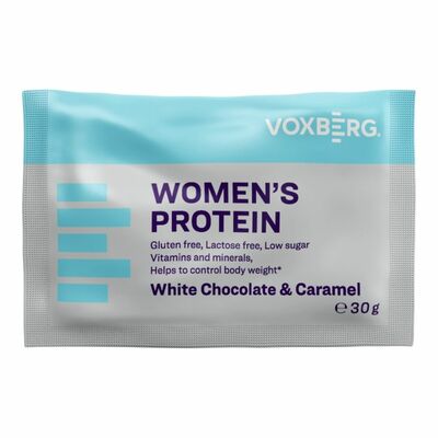 Proteín Women&#039;s Biela Čokoláda&amp;Karamel 30g Voxberg
