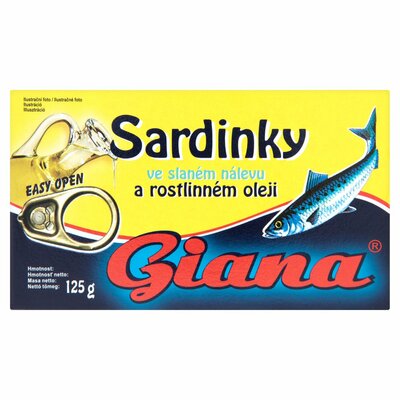 Sardinky v oleji 125g Giana