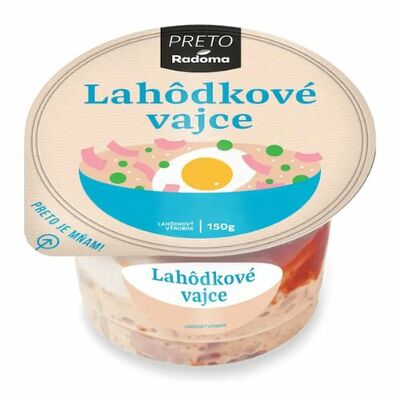 Lahôdkové vajce 150g PRETO Radoma