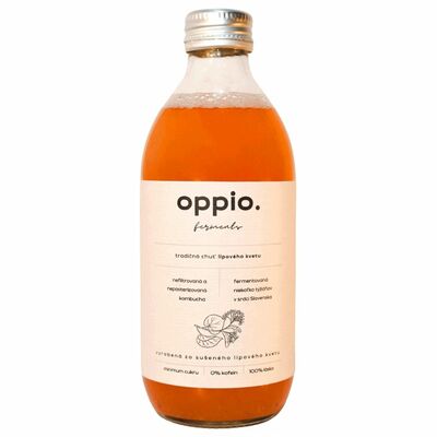 Kombucha Lipový kvet 330ml oppio.