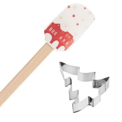 Orion Stierka 29cm s vykrajovačkou Stromček zlatá