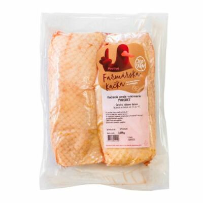 Mrazené Kačacie prsia Margret vykŕmené cca 800g TopFarm