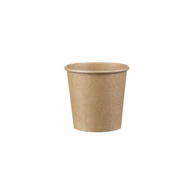Papierový pohár KRAFT O62 mm/4oz QQ530002KRFC 120ml  50ks