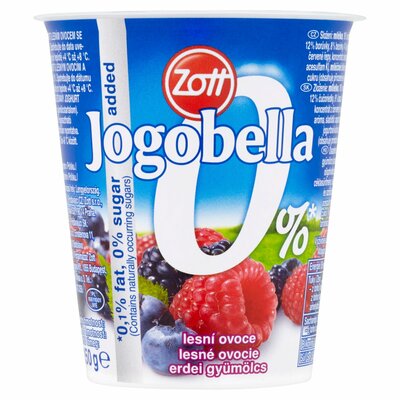 Jogurt Jogobella Lesné ovocie 0% ZOTT 150g