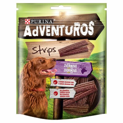 Adventuros Strips s príchuťou zveriny 90 g