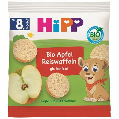 HiPP BIO Jablkové ryžové oblátky, 30g