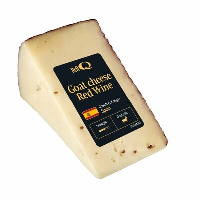 Syr kozí červené víno cca 135g Deli Q