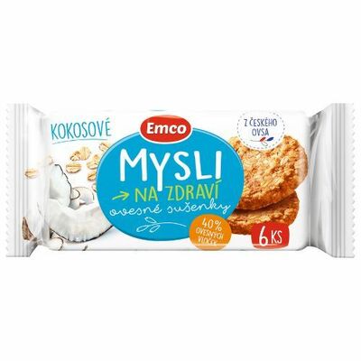 Emco Ovsené sušienky kokosové 60g