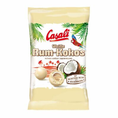 Casali Guličky Rum Kokos White 100g