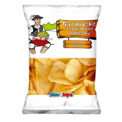 Gazdovské zemiak. lupienky slanina SlovChips 75 g