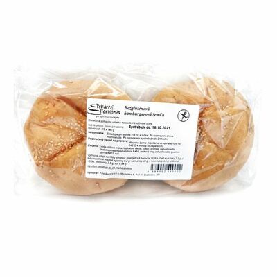 Mr.Žemle Hamburger bezglut. 2x120g Pek.Harmónia