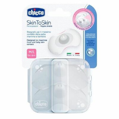 Chicco SkinToSkin Chránič bradaviek 2ks M/L