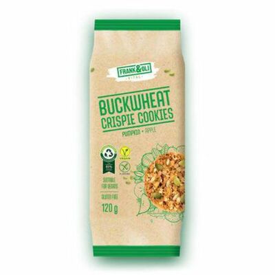 Frank&amp;Oli Buckwheat sušienky tekvica &amp; jablko 120g