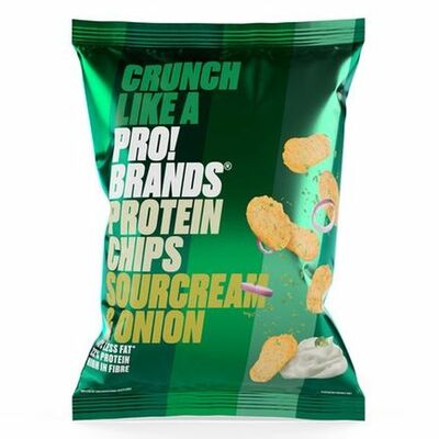 Pro!Brands Protein Chips Smotana s cibuľkou 50g