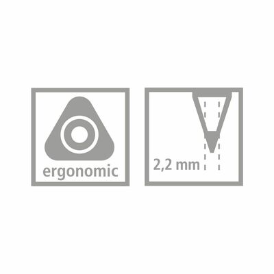 Stabilo Ceruzka Easy graph S L HB petrolejová