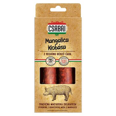 Darčekové balenie Mangalica klobása 200g Csabai
