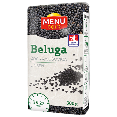 Šošovica Beluga 500g