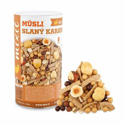 Müsli Slaný karamel 490g, Mixit