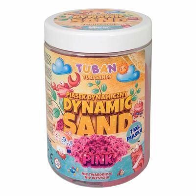 Dynamický piesok Ružový 1kg Tuban