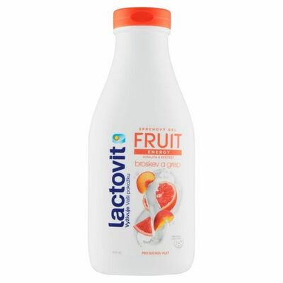 Lactovit Fruit sprchový gél Broskyňa a Grep 500ml