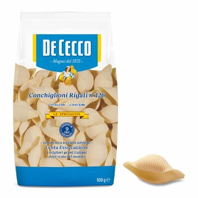 Cestoviny conchiglioni  rigati 500g de Cecco