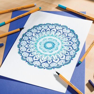 Stabilo Liner point 88 Neon 6ks